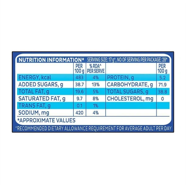 Cadbury Oreo Original Chocolatey Sandwich Biscuits 481.25 g