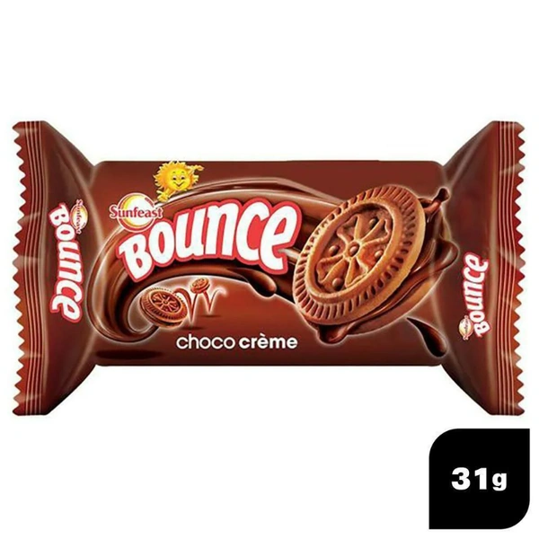 Sunfeast Bounce Choco Creme Biscuits 31 g
