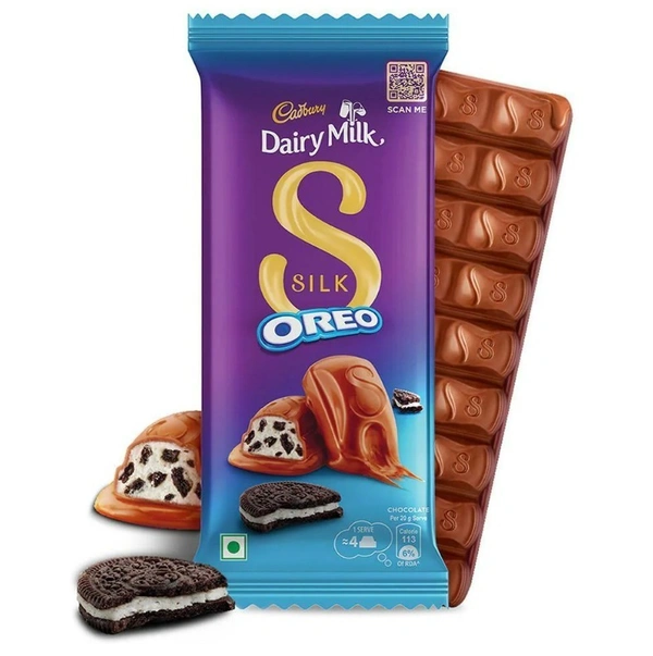 Cadbury Dairy Milk Silk Oreo Chocolate Bar 130 g