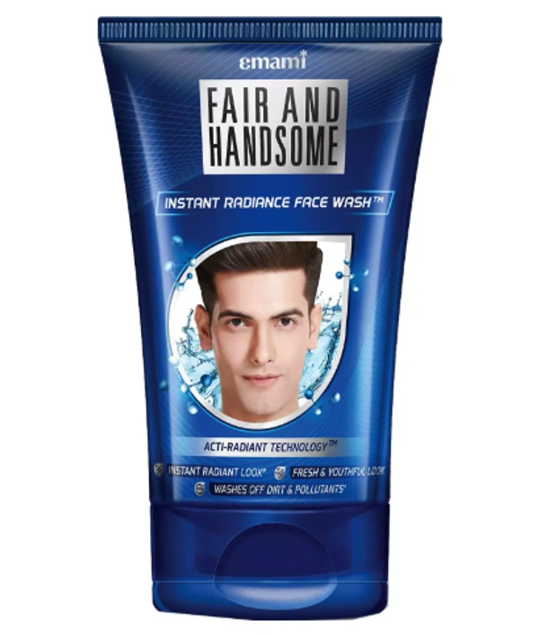 Fair And Handsome Instant Radiance Face Wash - 100 Gm