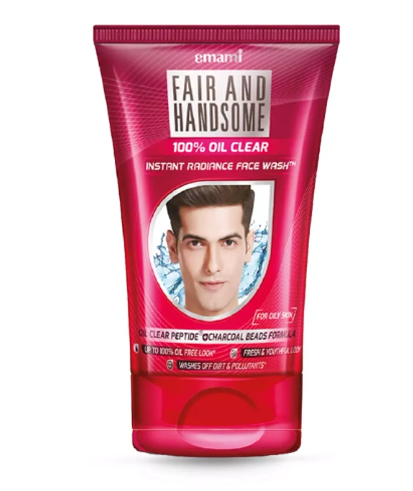Fair And Handsome 100% Oil Clear Face Wash Tube Of 100 G