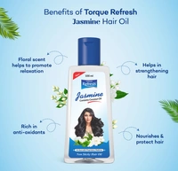 Torque's Refresh Jasmine Coconut Hair Oil - 100 ml - Pack of 4