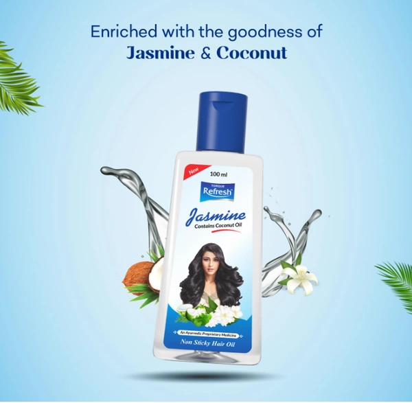 Torque's Refresh Jasmine Coconut Hair Oil - 100 ml