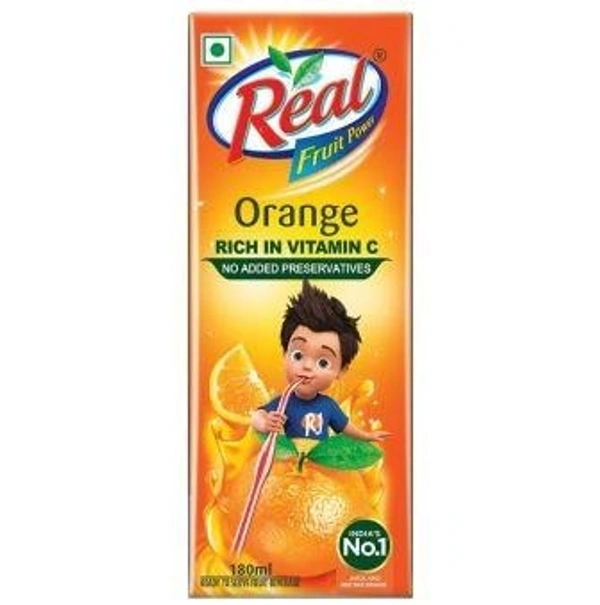 Real Fruit Power Orange Juice 180 ml
