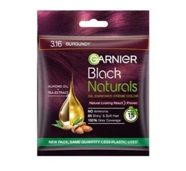 Garnier Black Naturals Shade 3.16 Burgundy