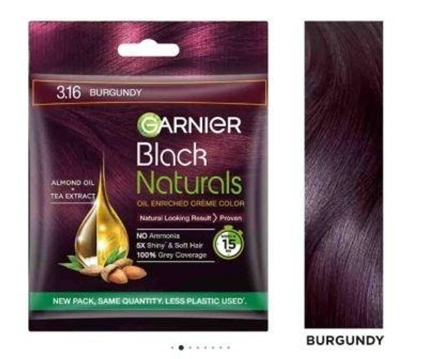 Garnier Black Naturals Shade 3.16 Burgundy