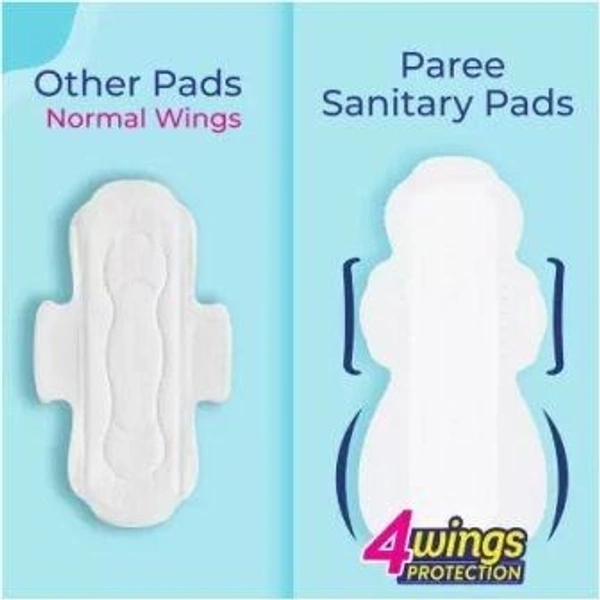 Paree Super Ultra Dry Feel XXL Tri-Fold Sanitary Pad  (Pack of 40)
