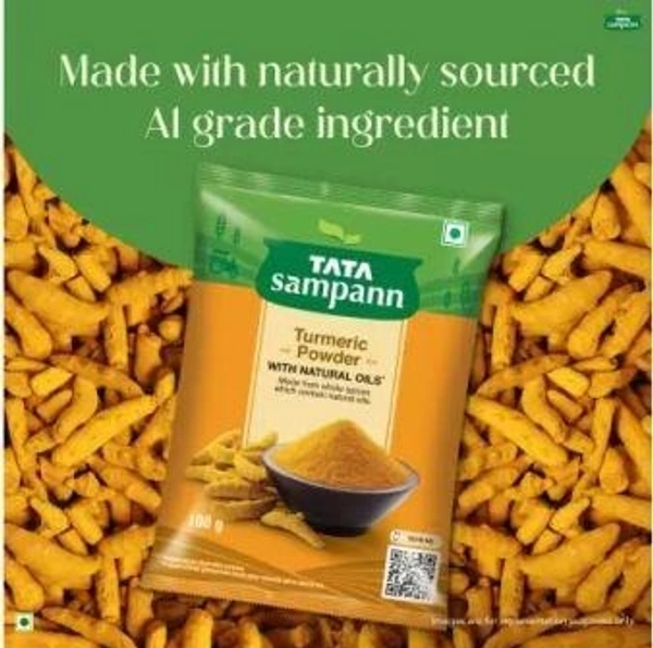 Tata Sampann Turmeric Powder With Natural Oils, Haldi Powder  (500 g)