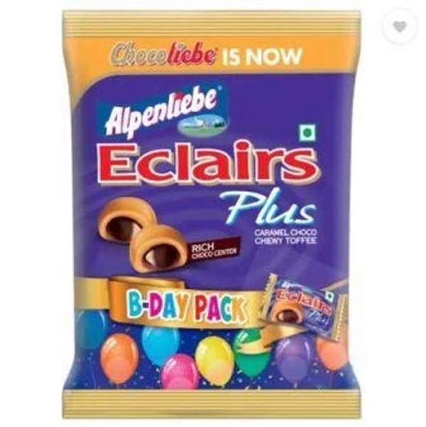 Alpenliebe Eclairs Plus Chocolate, Caramel Toffee  (425 g)