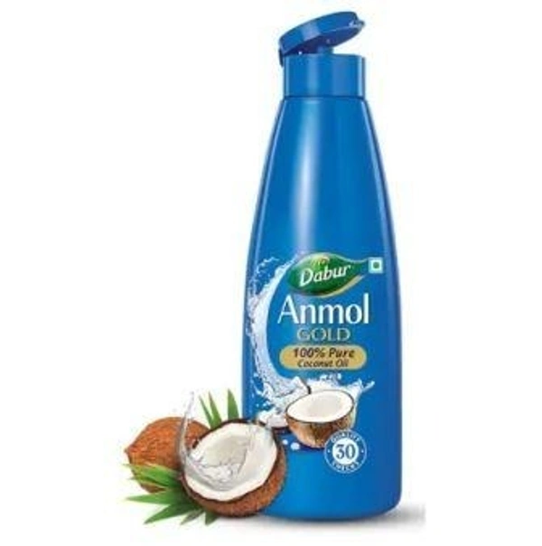 Dabur Gold 100% Pure Coconut Oil | Nariyal Tel | Natural | Multipurpose Hair Oil  (600 ml)