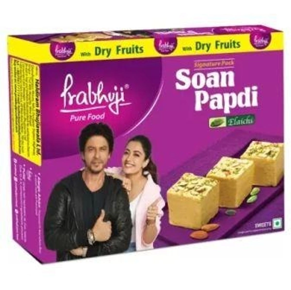 PRABHUJI PURE FOOD Soan Papdi Elaichi Box  (400 g)