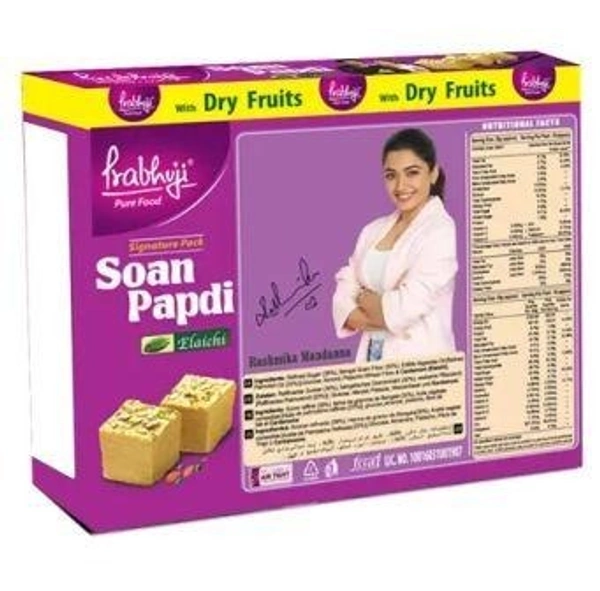 PRABHUJI PURE FOOD Soan Papdi Elaichi Box  (400 g)