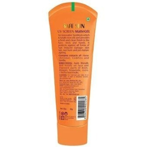 Lotus Safe Sun SPF 50 UV Screen Matte Gel 30 g
