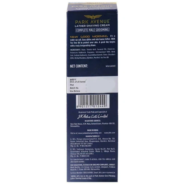 Park Avenue Good Morning Lather Shaving Cream 84 g