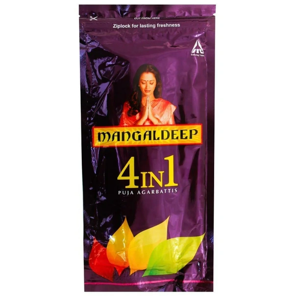 Mangaldeep 4 in 1 Agarbatti Pouch 108 pcs