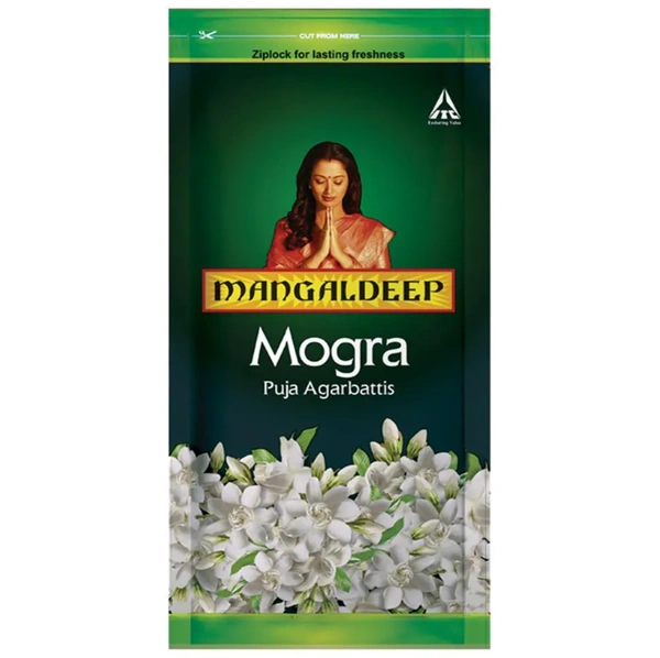 Mangaldeep Mogra Ziplock Agarbatti 108 pcs