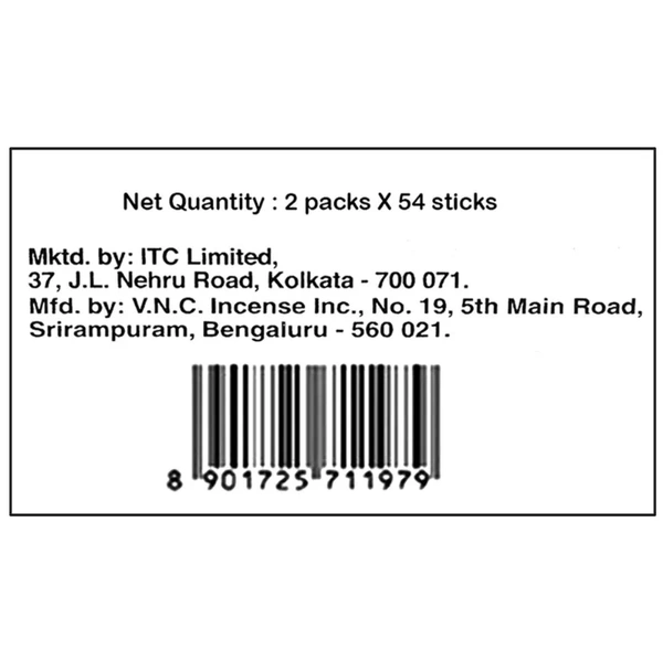 Mangaldeep Mogra Ziplock Agarbatti 108 pcs