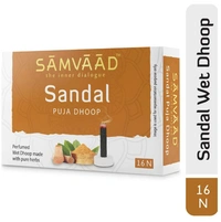 Samvaad Sandal Wet Dhoop Sticks 16 pcs
