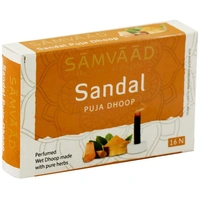 Samvaad Sandal Wet Dhoop Sticks 16 pcs