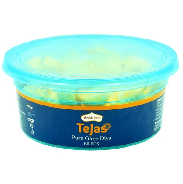 Shubhkart Tejas Pure Ghee Diya Wick (60 pcs)