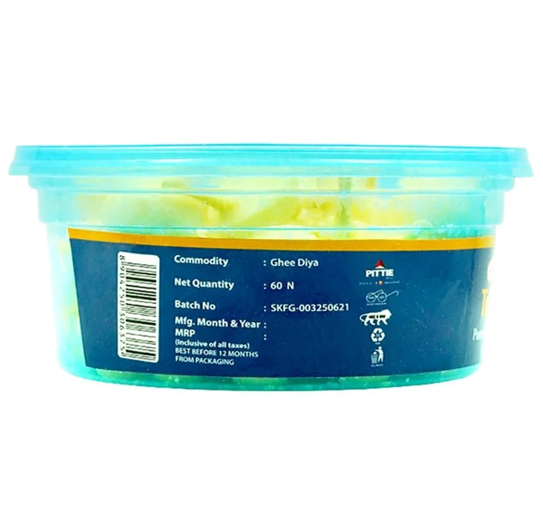 Shubhkart Tejas Pure Ghee Diya Wick (60 pcs)