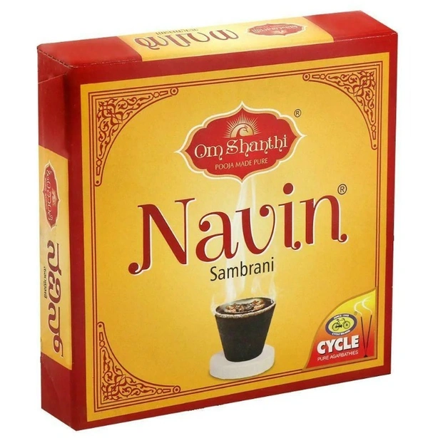 Cycle Navin Om Shanthi Sambrani Cup 10 pcs