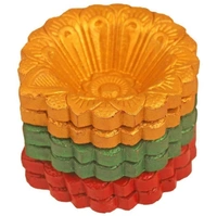Pan Aroma Assorted Clay Deep Diya (Set of 6)