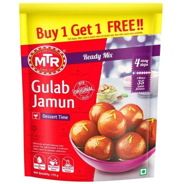 MTR Instant Gulab Jamun Ready Mix 175 g (Buy 1 at 50%)