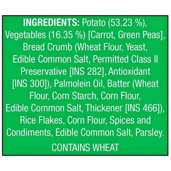 McCain Veggie Burger Patty 360 g
