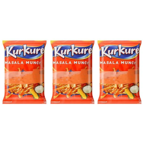Kurkure Masala Munch Combo Pack 197 g (Pack of 3)