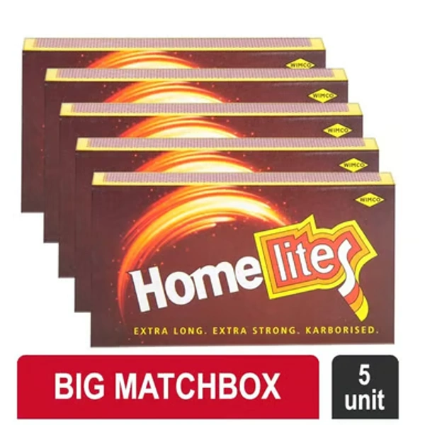Homelites Matchbox ( machis ) by Homelites 5Pcs
