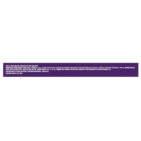 Parle Hide & Seek Milano Chocolate Chip Biscuits 75 g