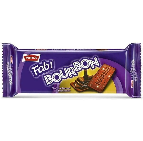 Parle Fab Bourbon Chocolate Cream Biscuits 150 g