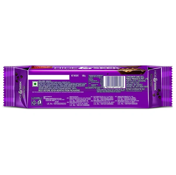 Parle Hide & Seek Chocolate Chip Cookies 100 g