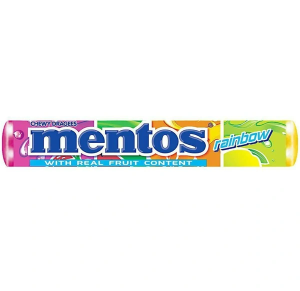 Mentos Rainbow Chewy Dragees 31.2 g