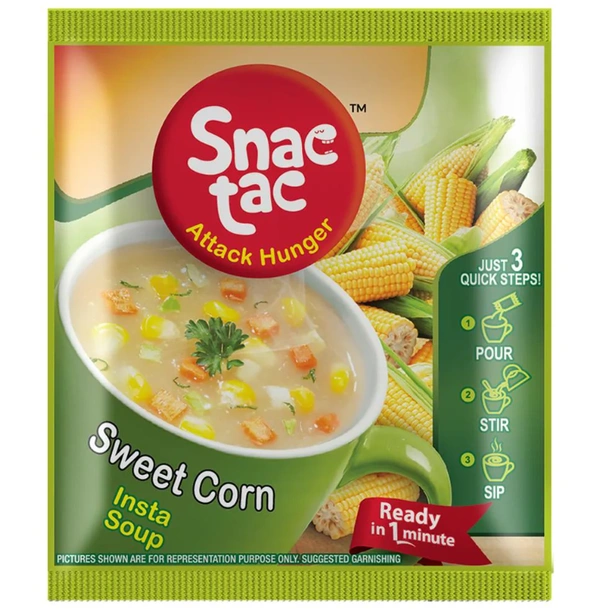 Snac Tac Snac tac Instant Sweet Corn Soup 10 g