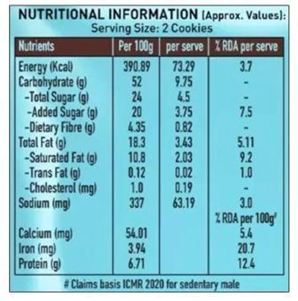 Me & Millet Jowar Delight Cookies Cookies Biscuit (Cookie)  (2 x 9.25 g)