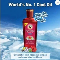 Navratna Ayurvedic Cool Oil|With 9 Ayurvedic Herbs |Relieves Headache, Fatigue Hair Oil  (300 ml)