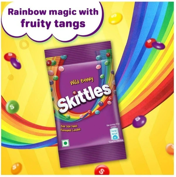 Skittles Wild Berry Bite Size Fruit Flavoured Candies 29 g