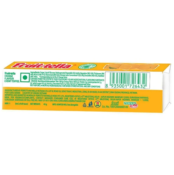 Fruit Tella Orange Stick 45 g