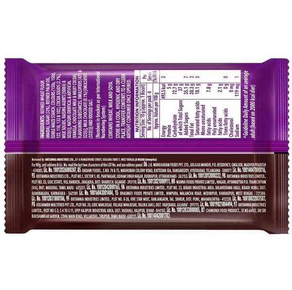 Britannia Bourbon The Original Chocolate Cream Biscuits 50 g