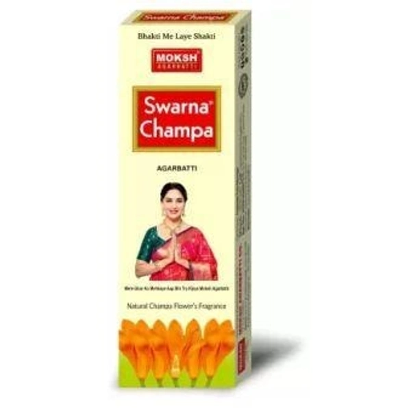 MOKSH Swarna Agarbatti Champa Flower's  (81, Set of 1)