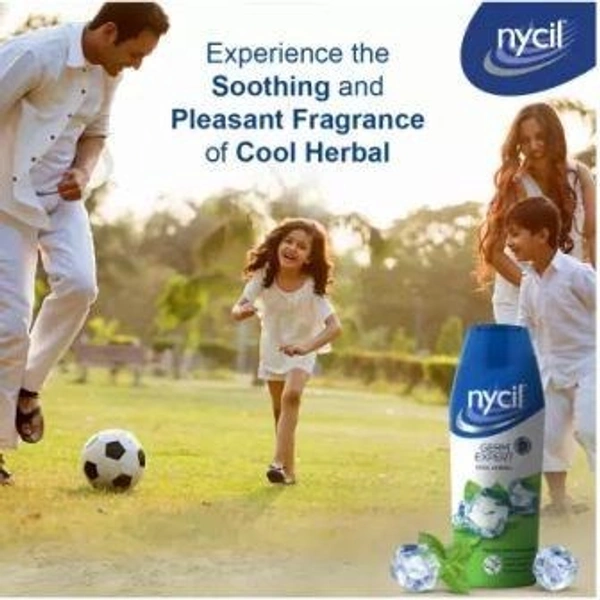 NYCIL Germ Expert Cool Herbal Prickly Heat & Cooling (50g Extra Cool Herbal Powder)  (50g Nycil Cool Herbal Powder Free)  (150 g)