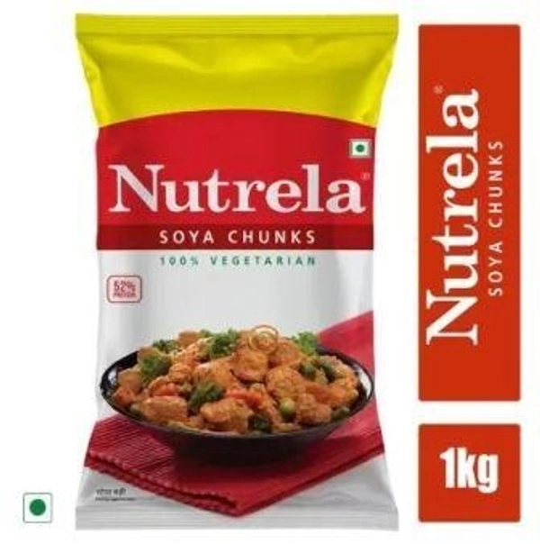 NUTRELA Soya Chunks  (1 kg)