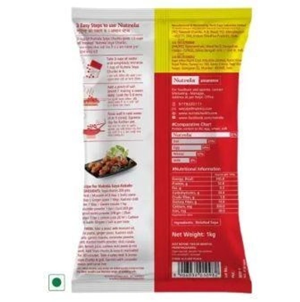 NUTRELA Soya Chunks  (1 kg)