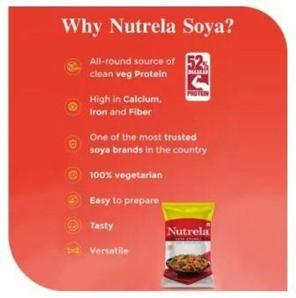 NUTRELA Soya Chunks  (1 kg)