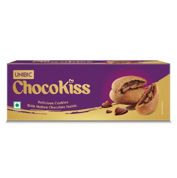 Unibic - Choco Kiss Center Filled Cookies 75 g