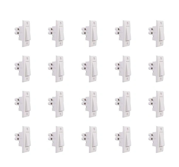 ANCHOR by Panasonic Penta 1 -Way Switch (White, Pack of 20)