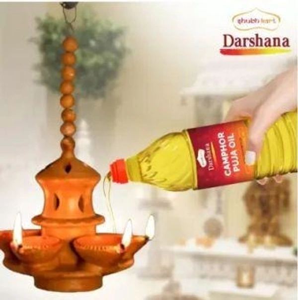 Shubhkart Darshana Camphor Puja Oil 900 ml