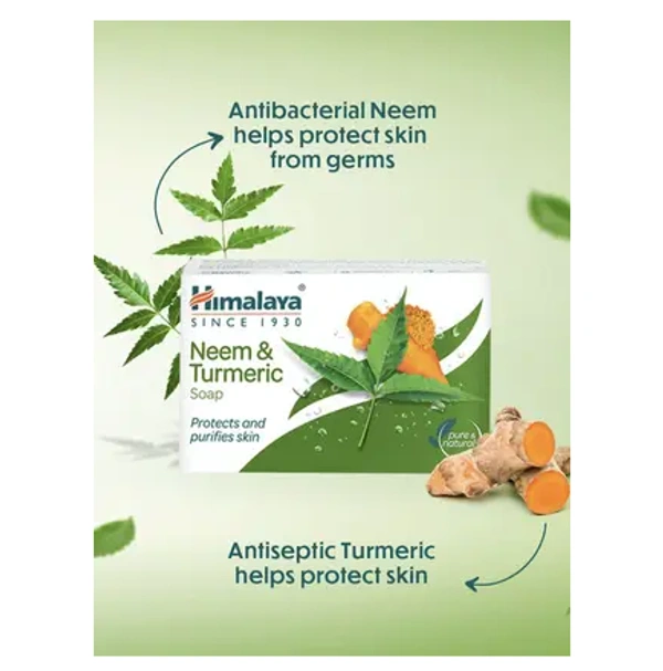 HIMALAYA Neem & Turmeric Soap  (4 x 125 g)